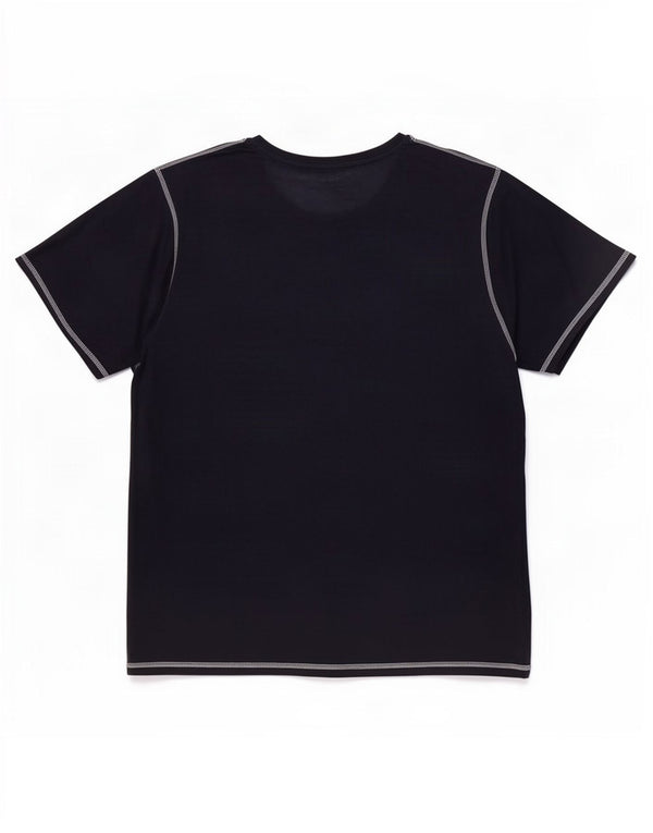 Γυναικείο γραφικό μπλουζάκι Weird Fish Top UK 22 3XL Navy Blue Viscose