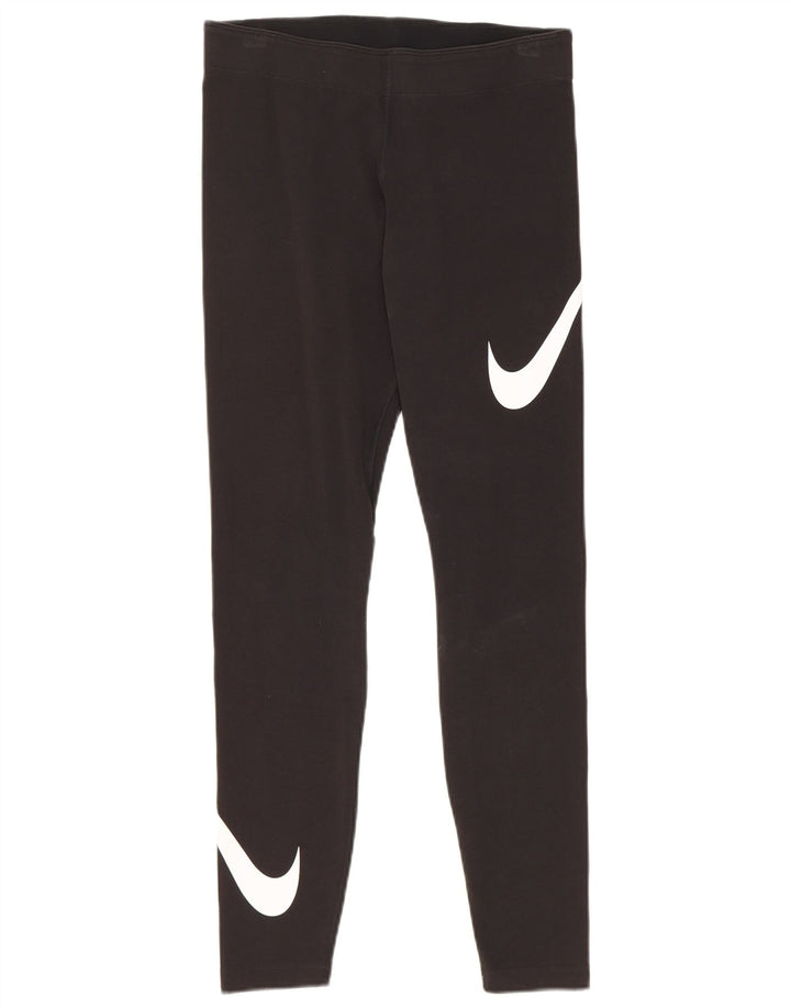 Γυναικεία γραφικά κολάν Nike UK 12 Medium Black