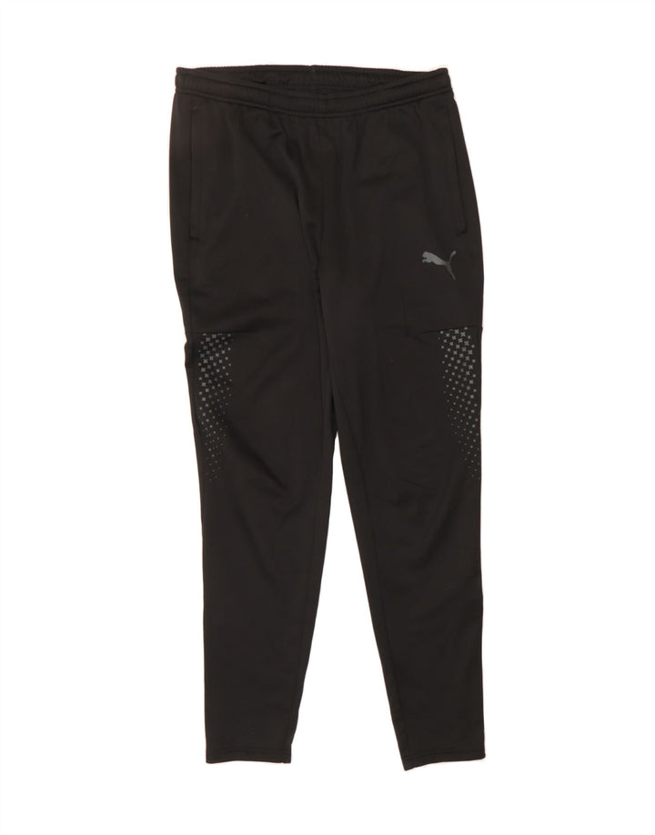 PUMA Mens Tracksuit Trousers Medium Black Polyester Vintage Puma and Second-Hand Puma from Messina Hembry 
