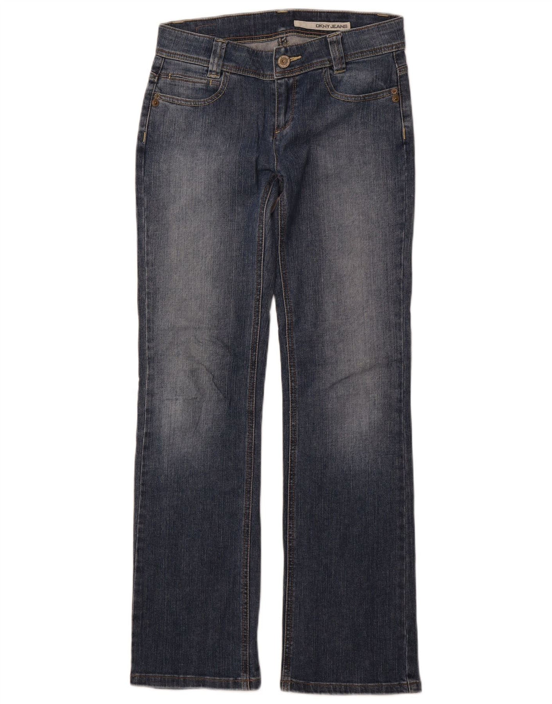 DKNY Γυναικείο ίσιο τζιν US 4 Small W28 L31 Μπλε βαμβακερό