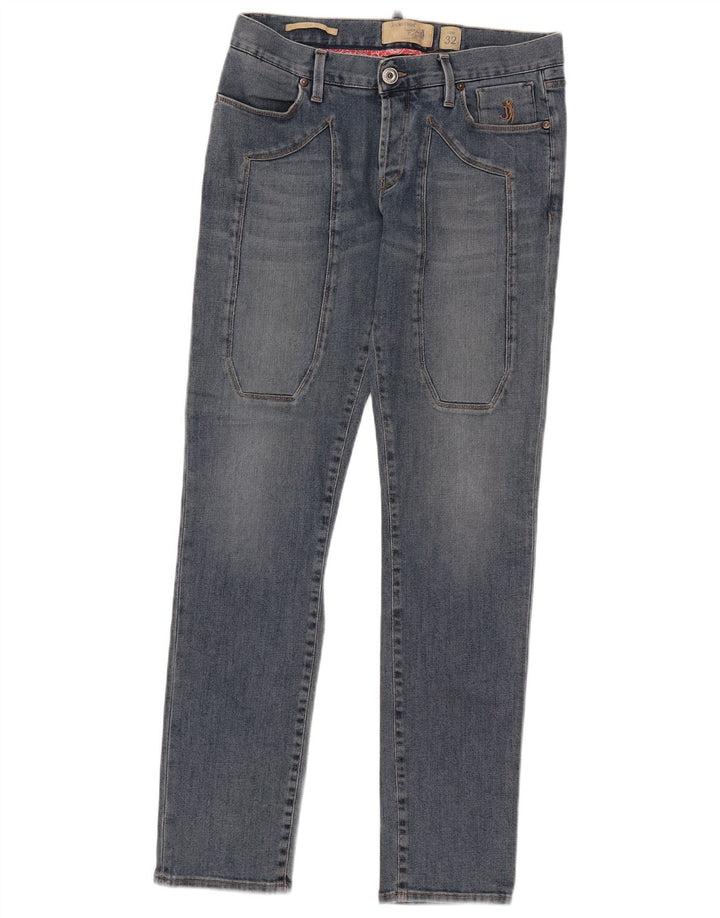 Jeckerson Γυναικείο Slim Jeans W32 L31 Μπλε βαμβακερό