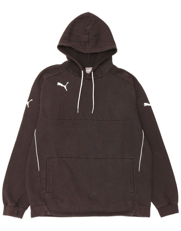 Puma Ανδρικό Hoodie Jumper 2XL Μαύρο βαμβακερό