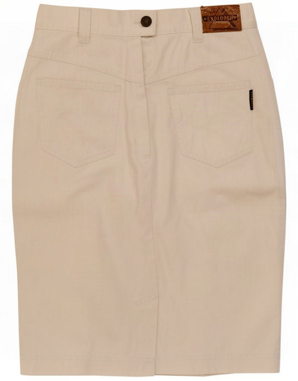 Explorer Γυναικεία τζιν Pencil Φούστα UK 12 Medium W28 White Cotton
