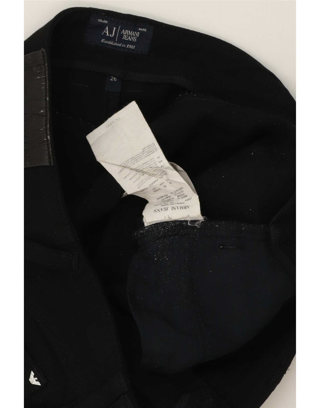 Armani Γυναικείο Skinny Jeans W26 L31 Μαύρο Πολυεστέρας