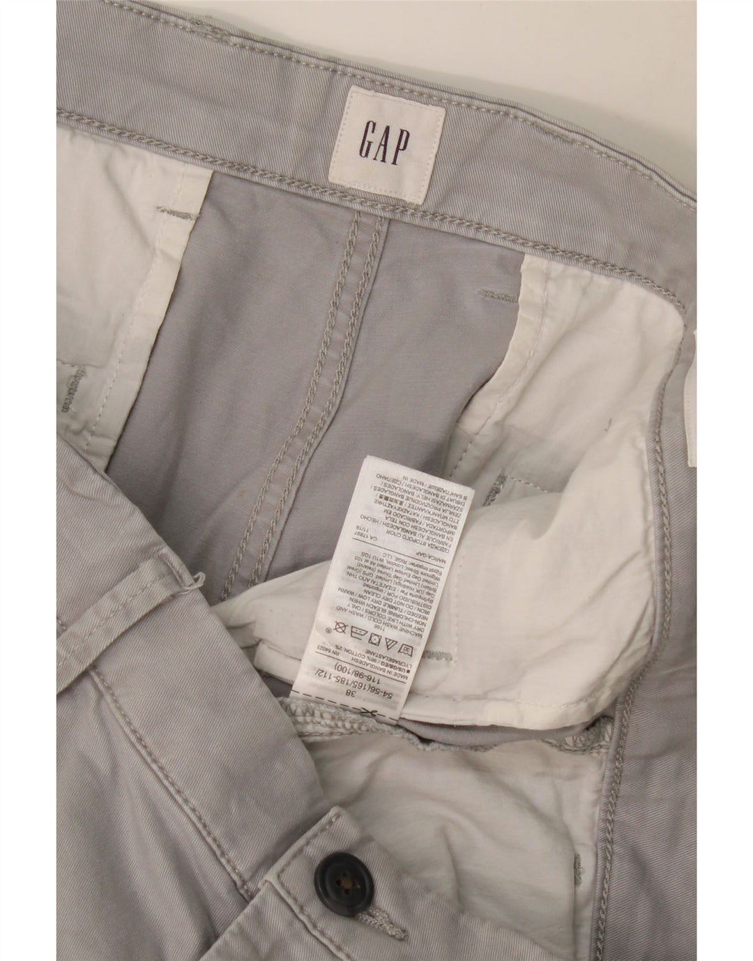 Ανδρικό σορτς Chino GAP W38 XL Γκρι βαμβακερό
