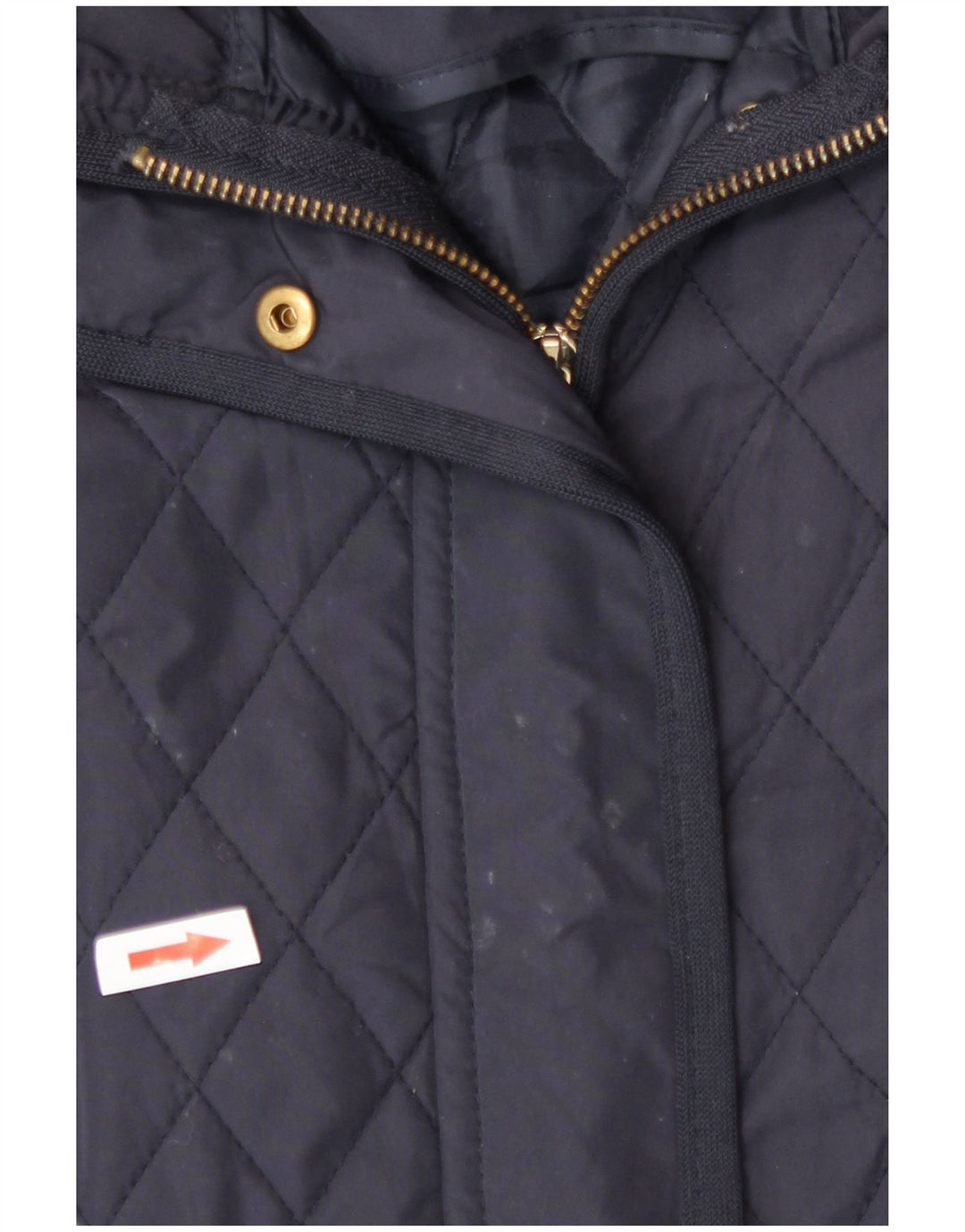 Zara Γυναικείο Καπιτονέ μπουφάν UK 16 Large Navy Blue