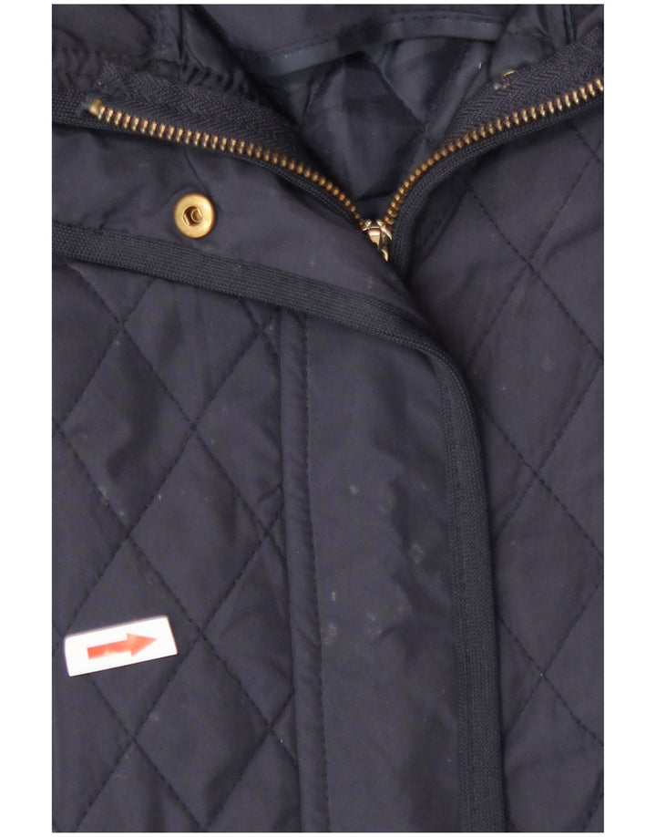 Zara Γυναικείο Καπιτονέ μπουφάν UK 16 Large Navy Blue