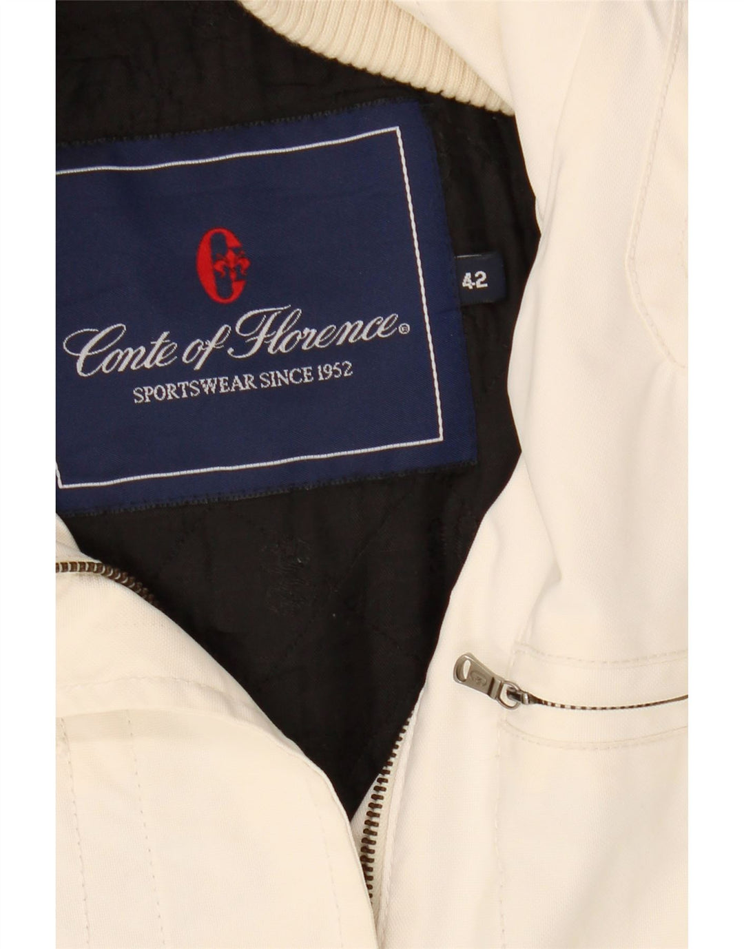 Γυναικείο Utility Jacket Conte of Florence IT 42 Medium White Nylon