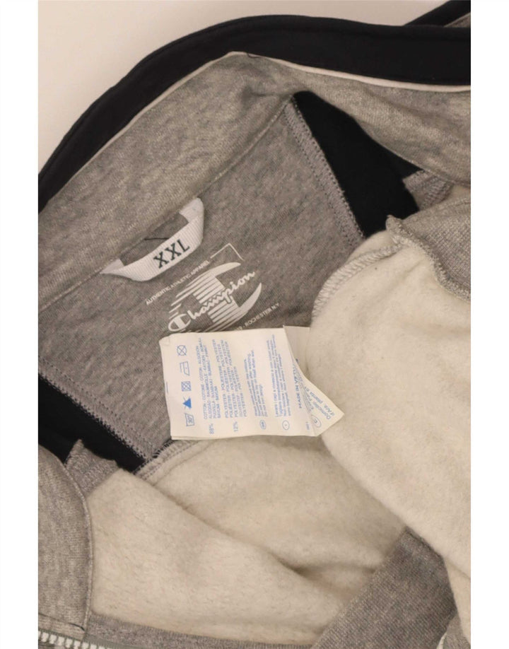 Ανδρική φόρμα Champion Top Jacket 2XL Γκρι Colourblock Βαμβακερό