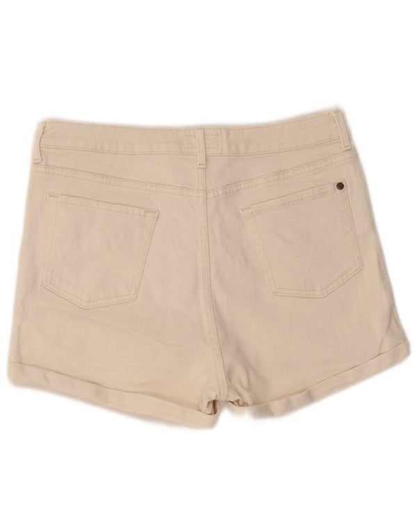 Jack Wills Γυναικείο τζιν σορτς UK 14 μεγάλο W32 σε ανοιχτό λευκό