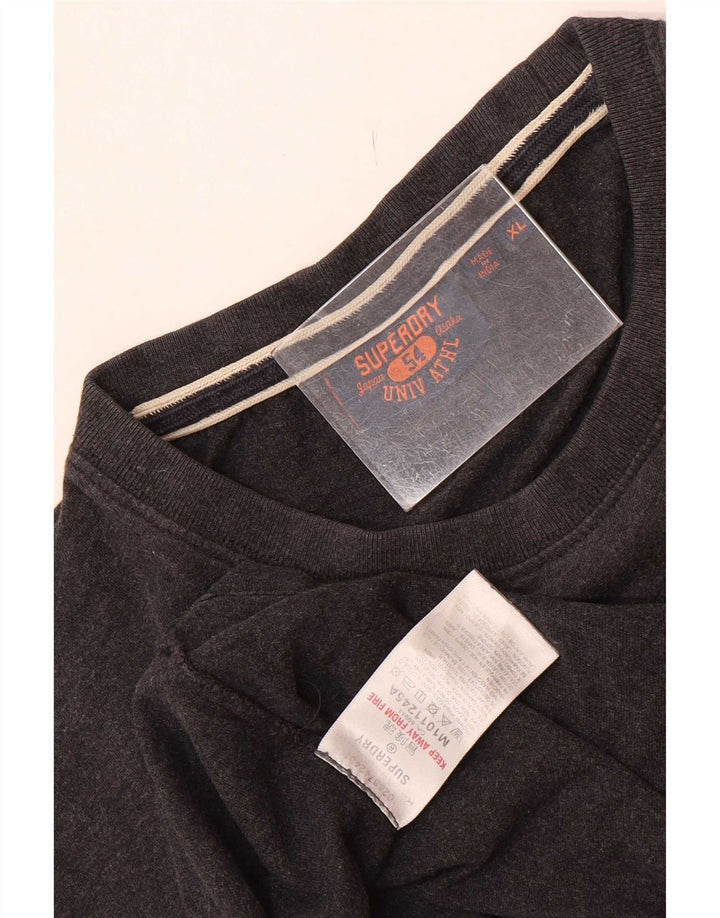 Ανδρικό γραφικό T-Shirt Superdry Top XL Γκρι βαμβακερό