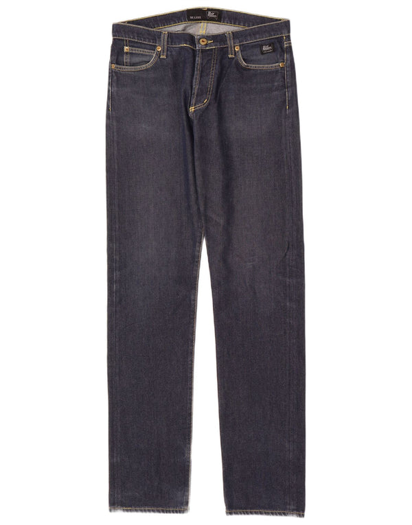 Roy Rogers Γυναικεία Slim Jeans IT 46 Large W32 L34 Navy Blue Cotton