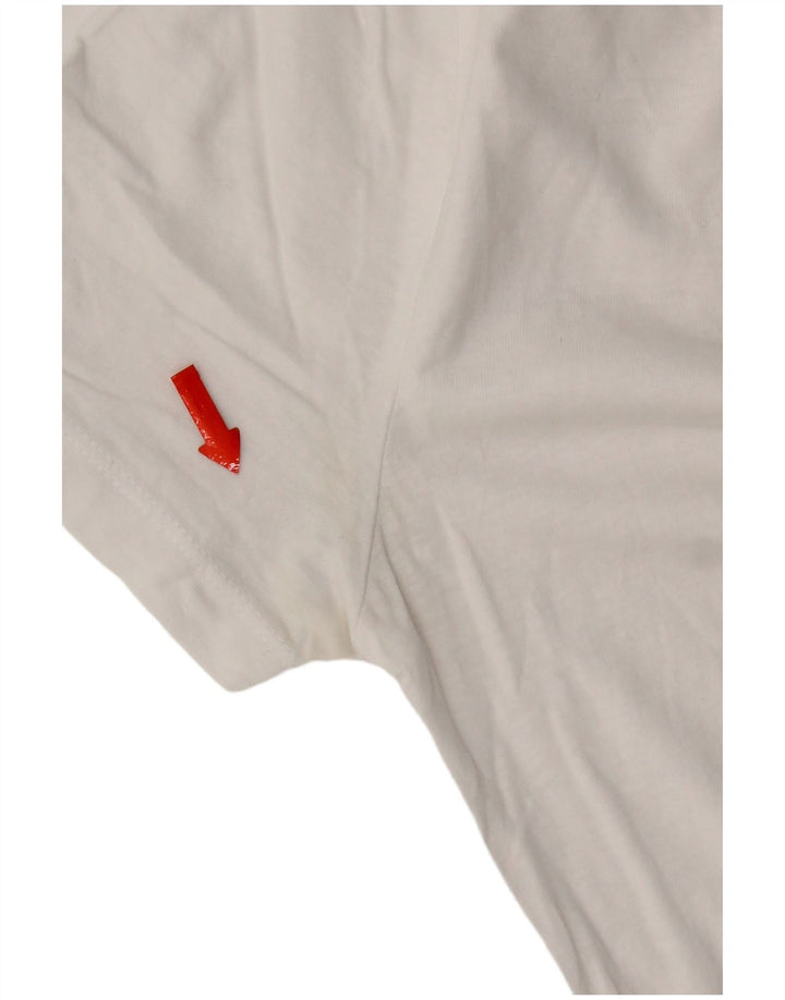 Zara Γυναικείο T-Shirt Top UK 10 Small White