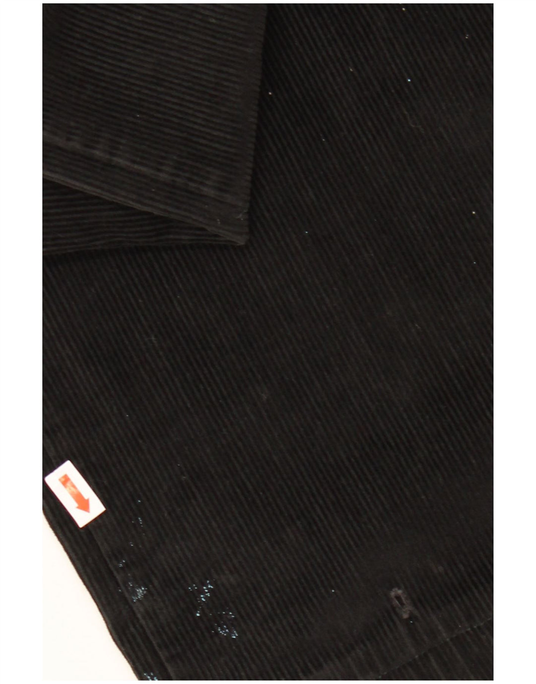 CONTE OF FLORENCE Ανδρικό κοτλέ Cropped Παντελόνι IT 50 Large W34 L25 Μαύρο