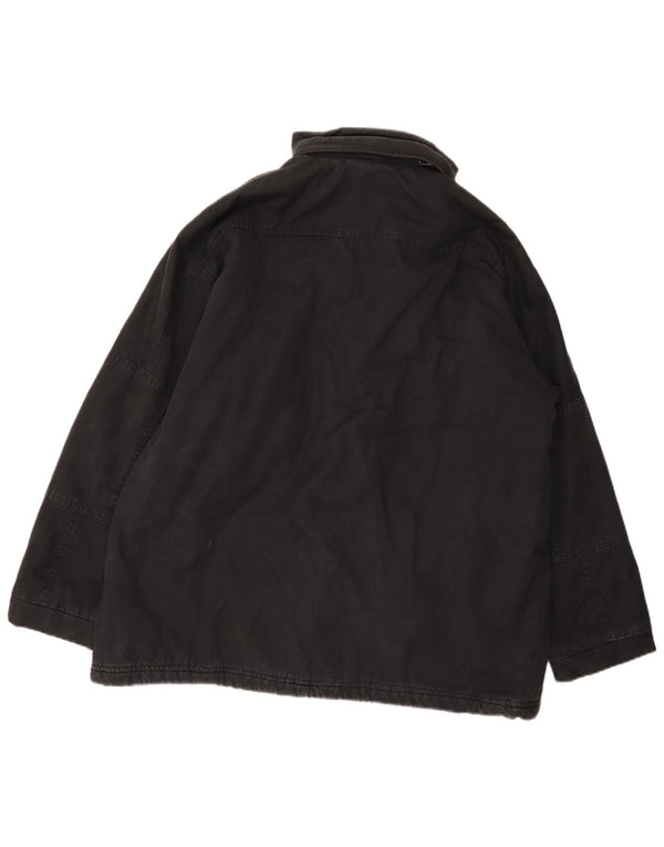 Ανδρικό Champion Hooded Loose Fit Windbreaker Jacket UK 40 Large Black