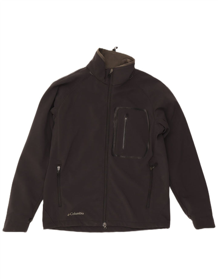 Columbia Ανδρικό Μπουφάν Windbreaker UK 40 Large Black Nylon