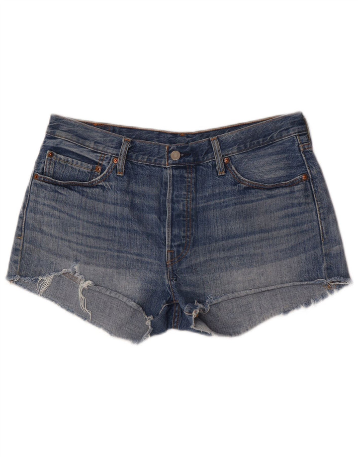 Γυναικείο τζιν σορτς Levi's 501 W32 μεγάλο μπλε βαμβακερό