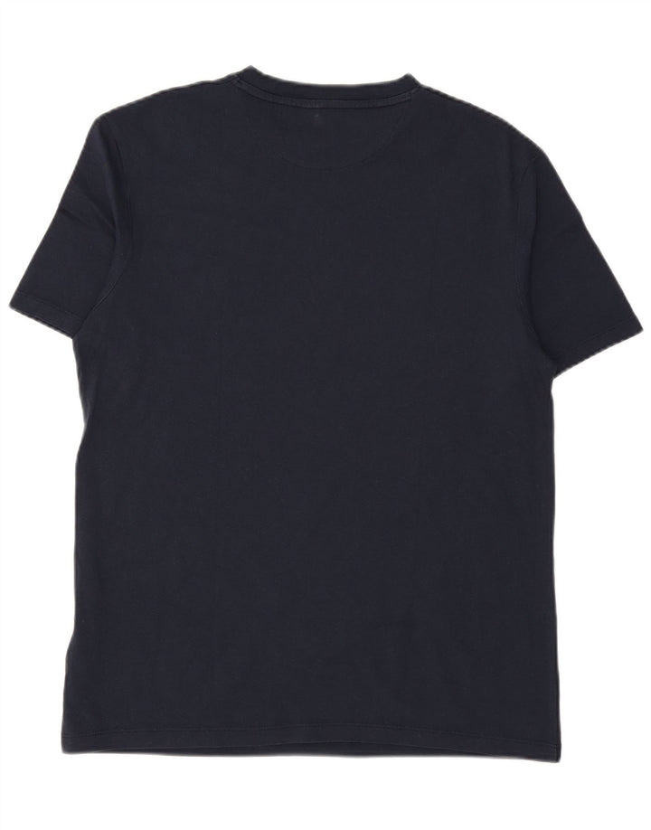 TIMBERLAND Ανδρικό T-Shirt Slim Fit Τοπ μεσαίου μπλε βαμβακερό