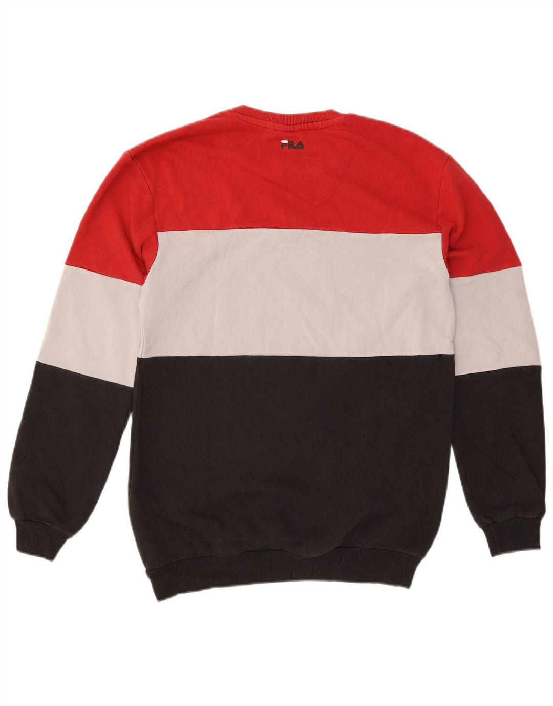 Ανδρικό γραφικό φούτερ Fila Jumper XS Πολύχρωμο Colourblock Βαμβακερό