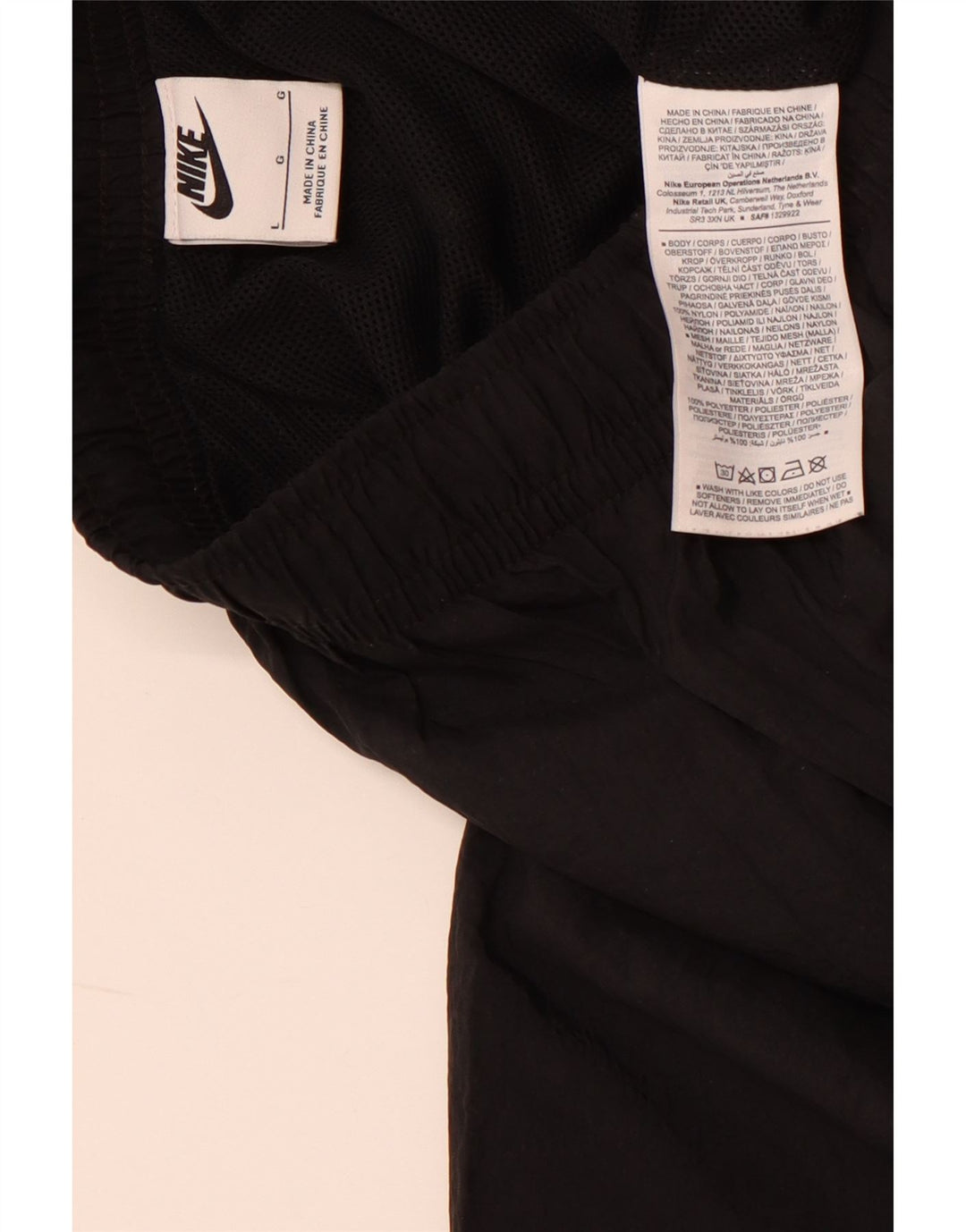 Ανδρική φόρμα NIKE Παντελόνι Joggers Μεγάλο Μαύρο Πολυεστέρα