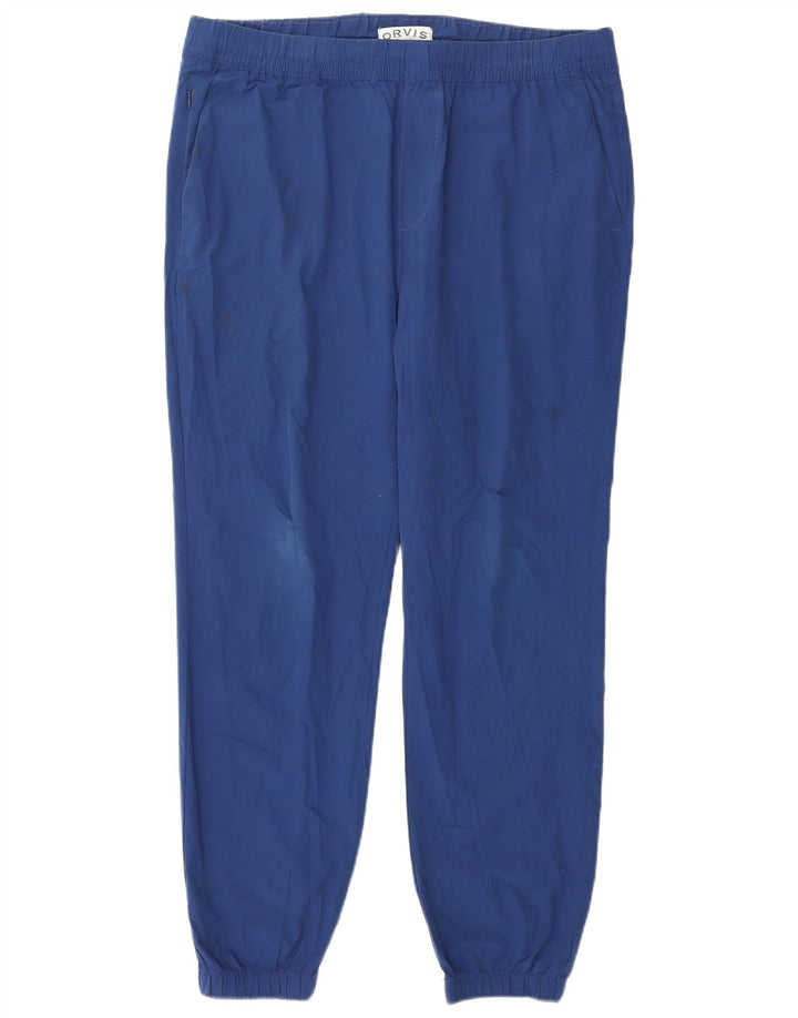 Orvis Mens Joggers Chino Παντελόνι Medium W34 L28 Blue
