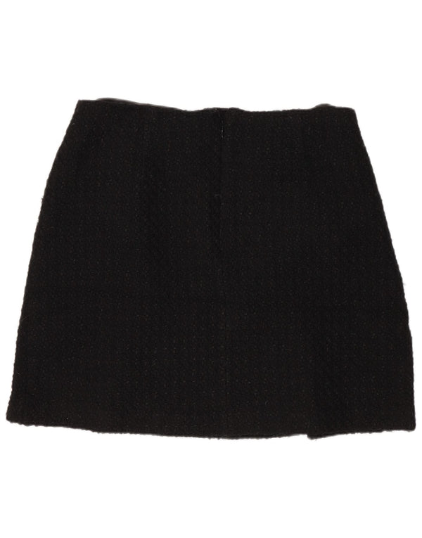 Marks & Spencer Γυναικεία Μίνι Φούστα UK 14 Medium W32 Μαύρο Ακρυλικό