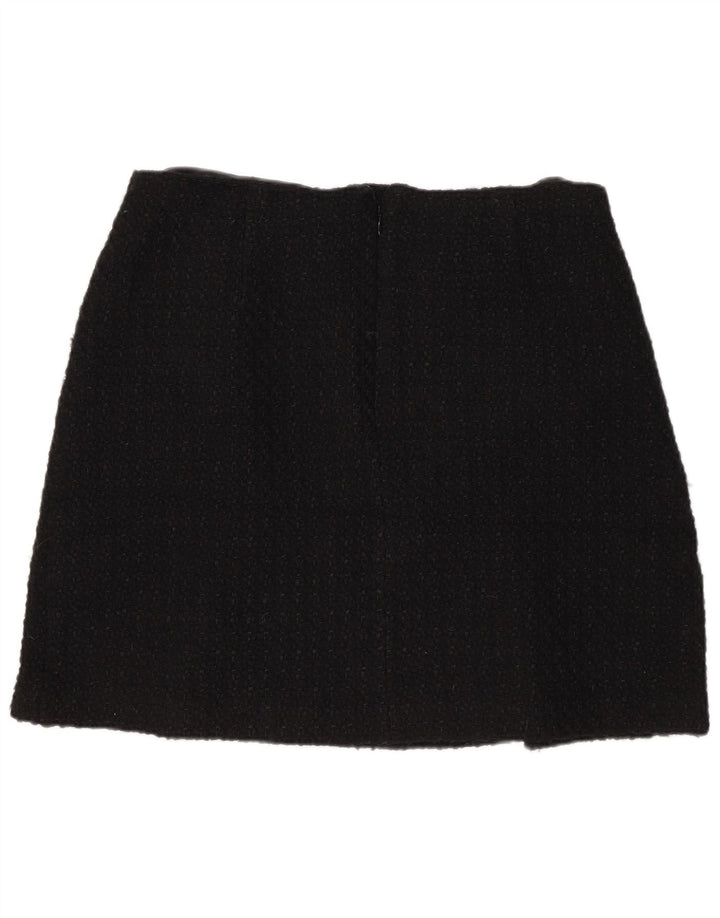 Marks & Spencer Γυναικεία Μίνι Φούστα UK 14 Medium W32 Μαύρο Ακρυλικό