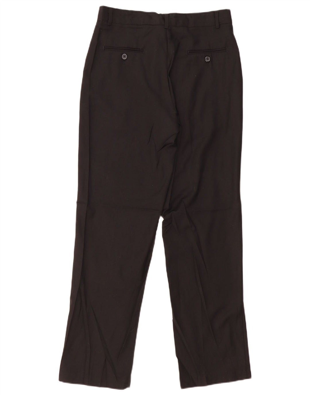 IZOD Boys Straight Suit Trousers 15-16 Years W28 L29 Black Polyester