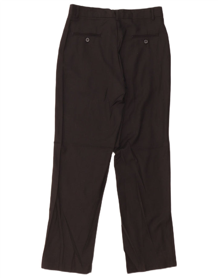IZOD Boys Straight Suit Trousers 15-16 Years W28 L29 Black Polyester