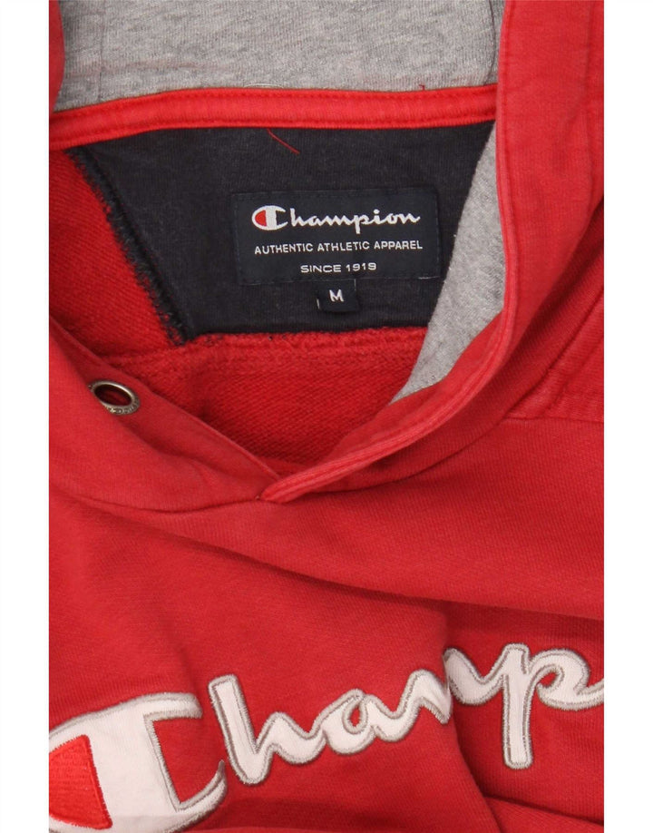 Ανδρικά γραφικά κουκούλα Champion Medium Red Colourblock