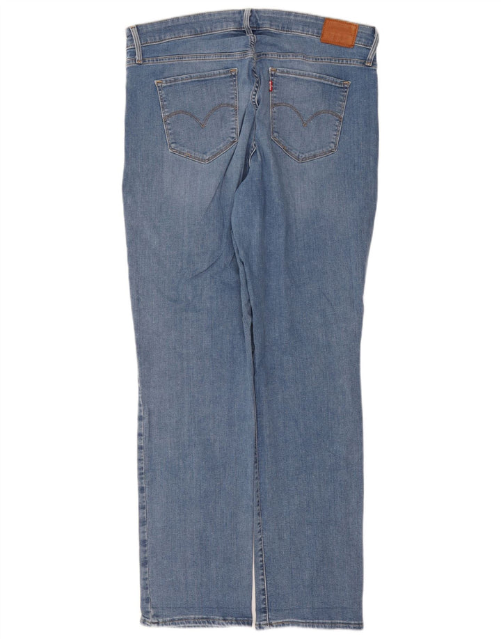 Levi's Womens 314 Shaping Straight Jeans W36 L32 Μπλε βαμβακερό