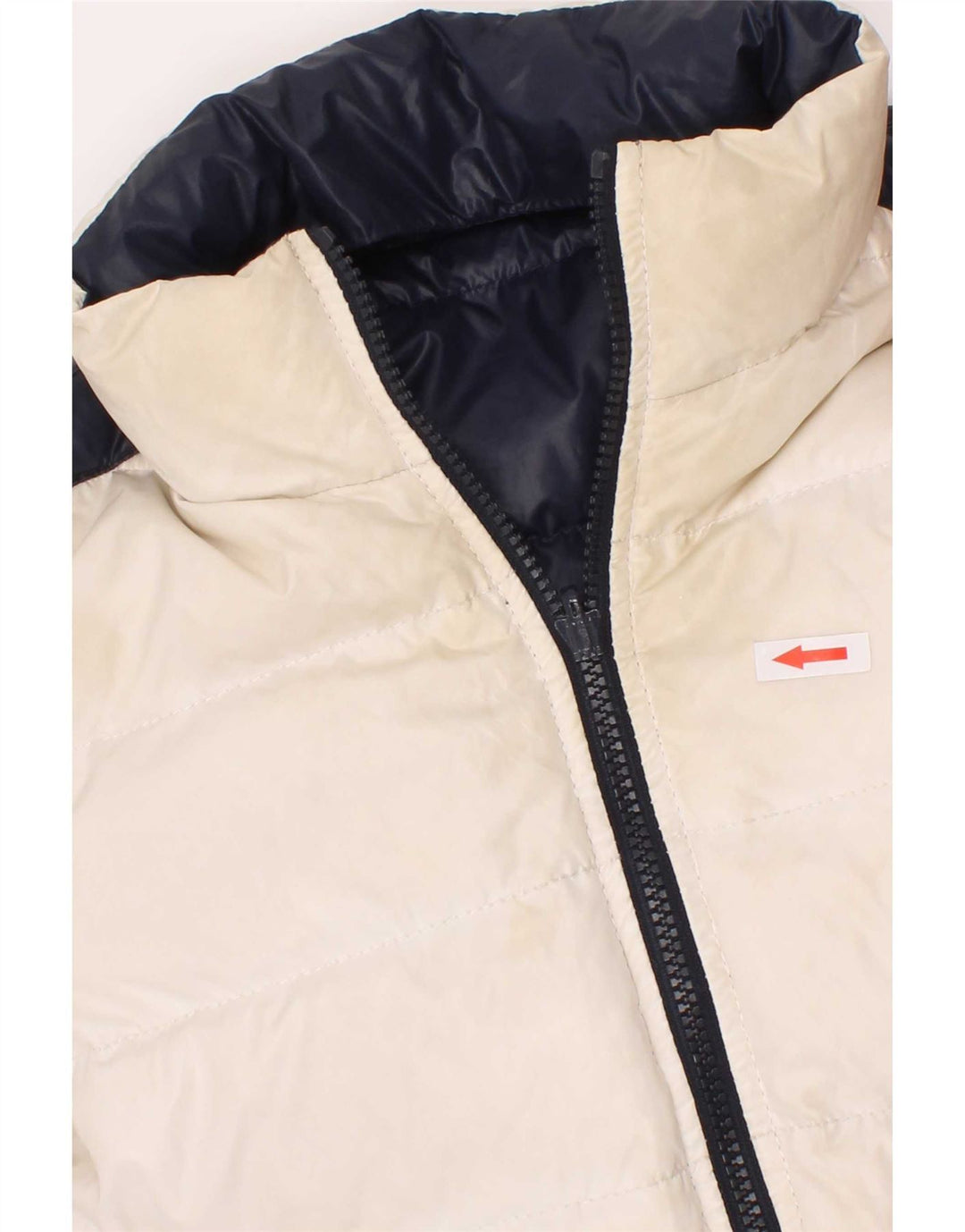 Fay Boys Hooded Reversible Jacket 7-8 Years Navy Blue ριγέ