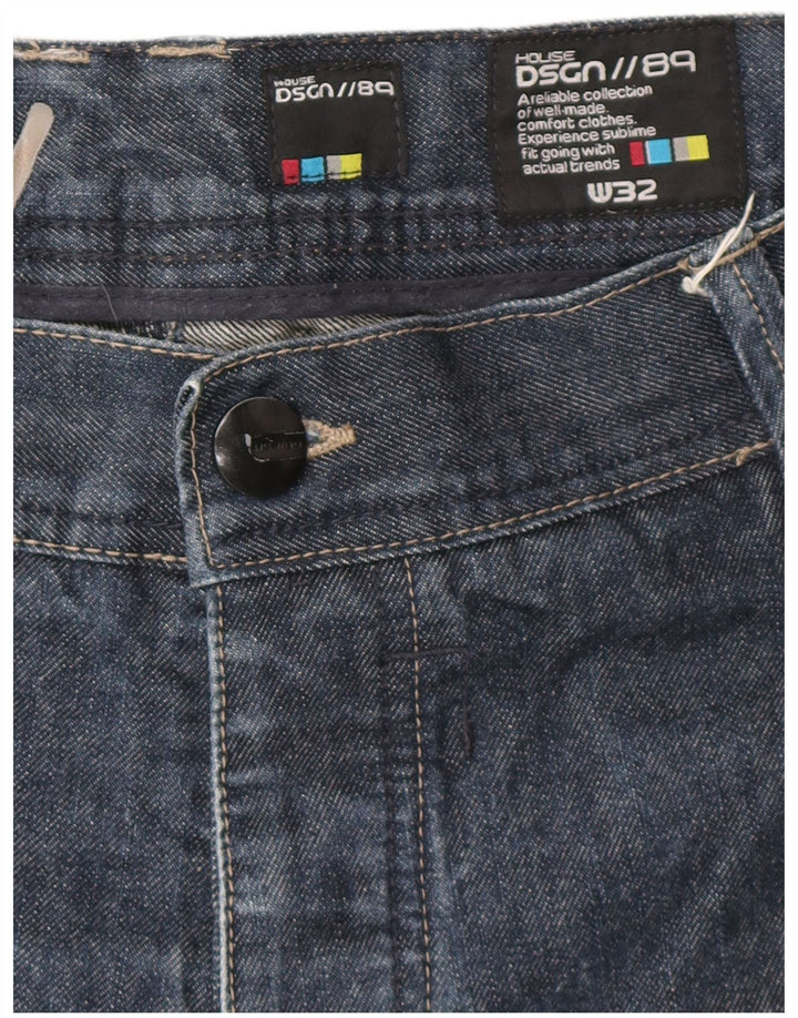 Vintage Ανδρικό τζιν σορτς Cargo W32 Medium Navy Blue
