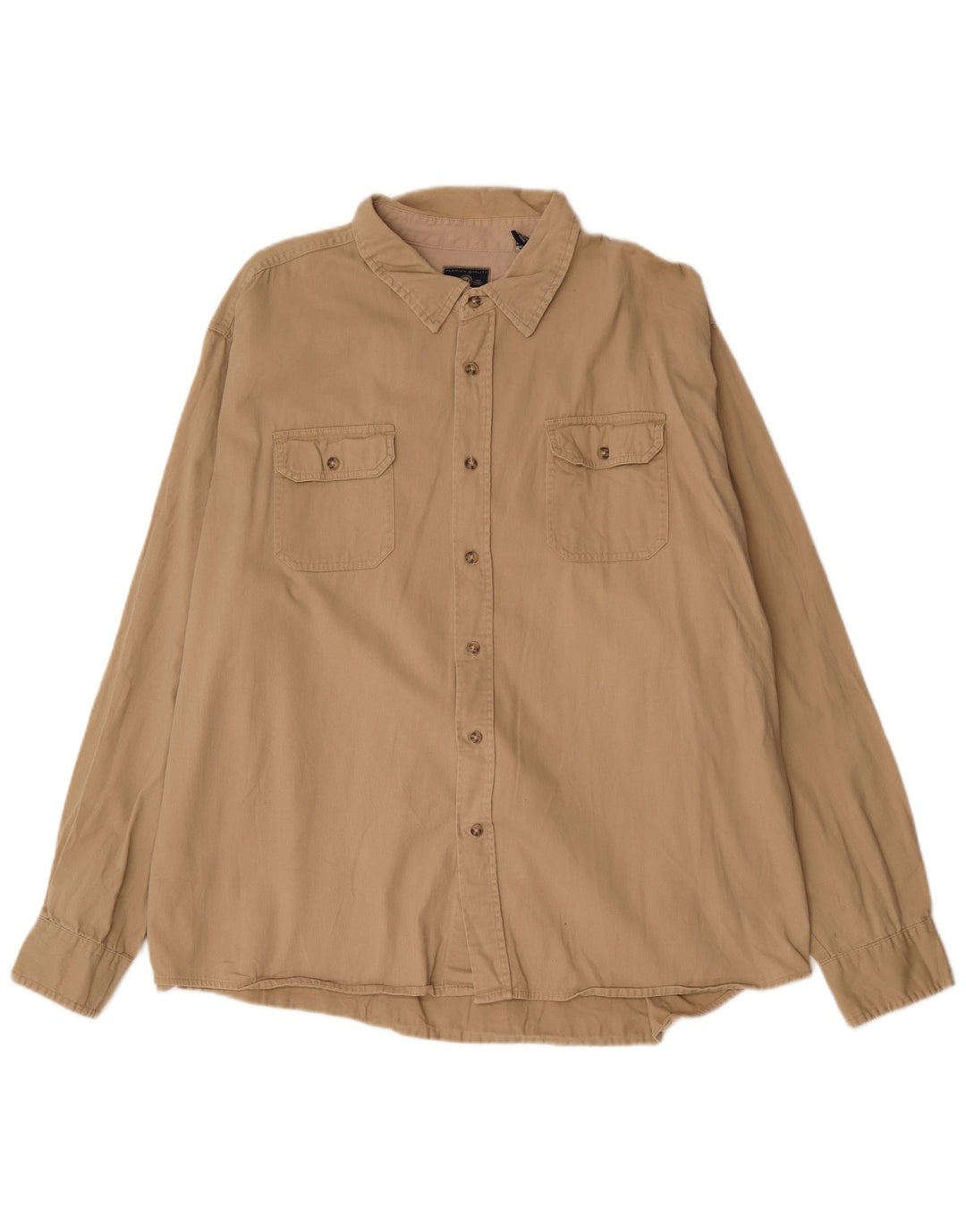 Ανδρικό πουκάμισο Wrangler 3XL Μπεζ βαμβακερό