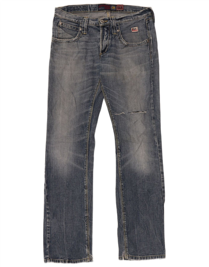 Ανδρικό τζιν Roy Rogers Distressed Straight W31 L33 Μπλε βαμβακερό
