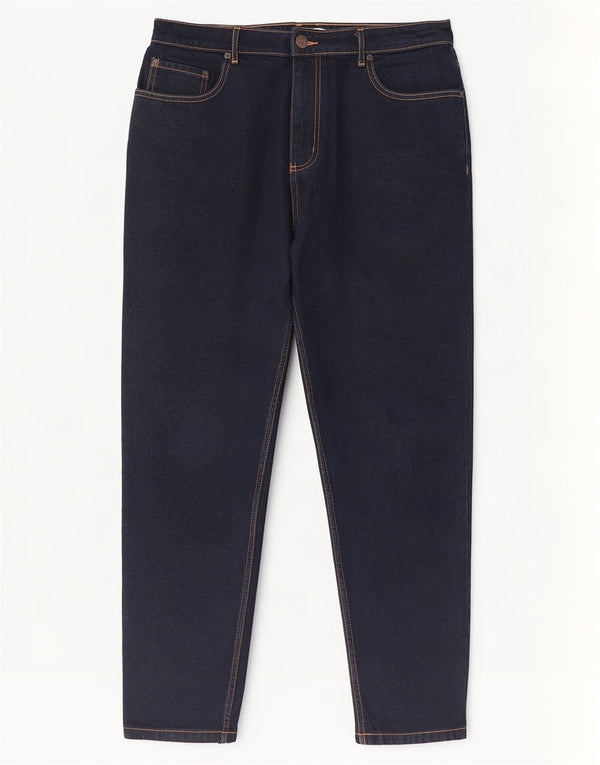 Jack Wills Ανδρικό τζιν με κωνικό χρώμα W36 L28 Navy Blue Cotton