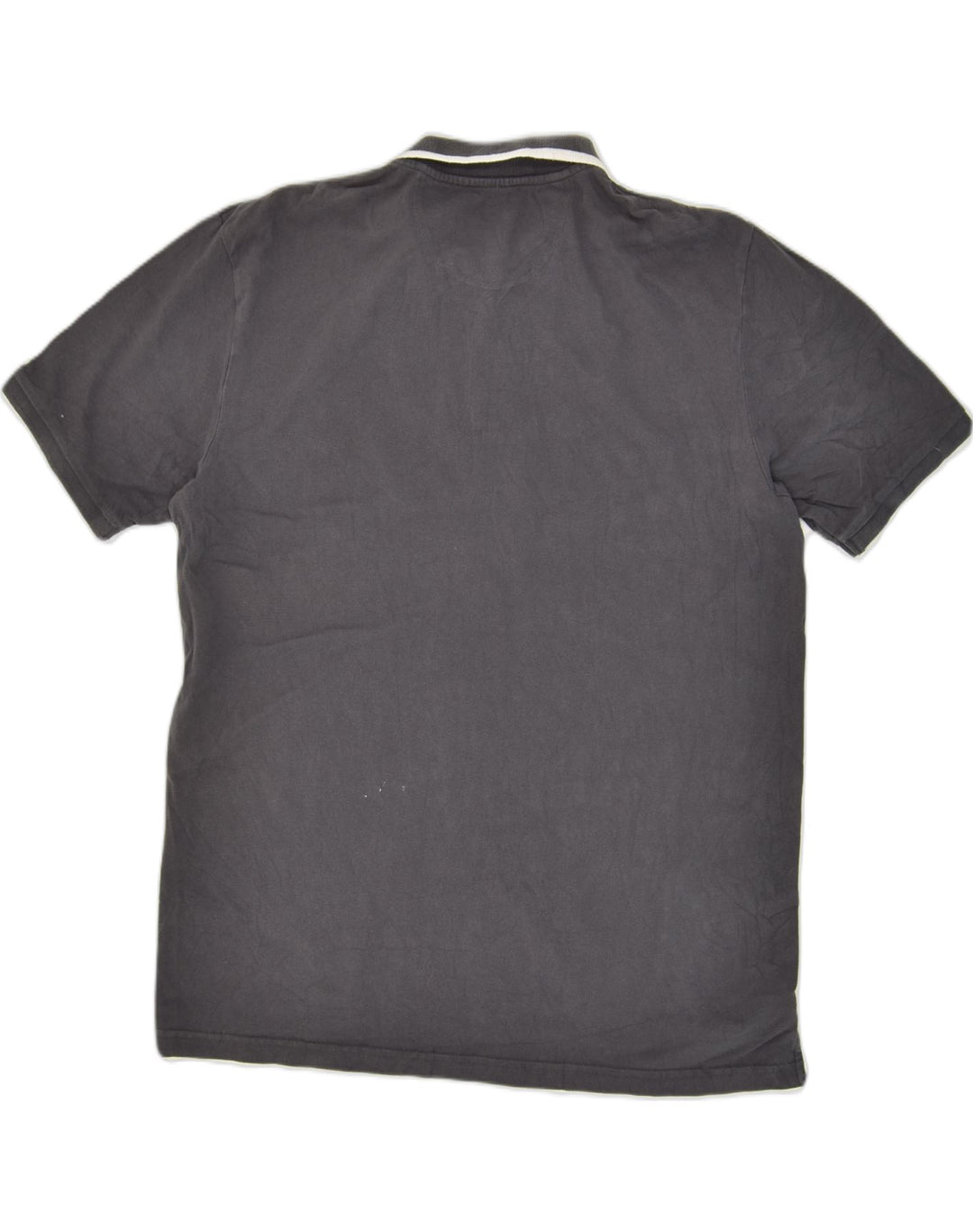 DACK'S Mens Polo Shirt 2XL Grey Cotton | Vintage Dack's | Thrift | Second-Hand Dack's | Used Clothing | Messina Hembry 