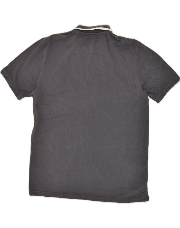 DACK'S Mens Polo Shirt 2XL Grey Cotton | Vintage Dack's | Thrift | Second-Hand Dack's | Used Clothing | Messina Hembry 