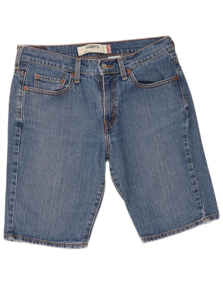 Γυναικείο τζιν σορτς Levi's 515 US 8 Medium W30 Μπλε βαμβακερό