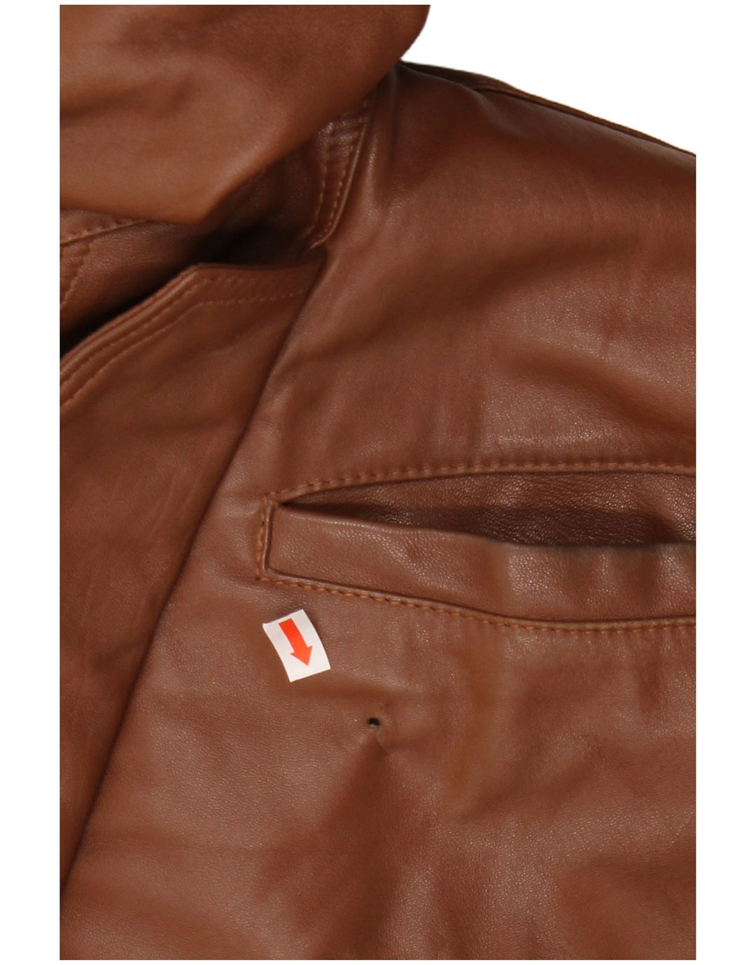 Vintage Ανδρικό Δερμάτινο Μπουφάν UK 42 XL Καφέ Δερμάτινο