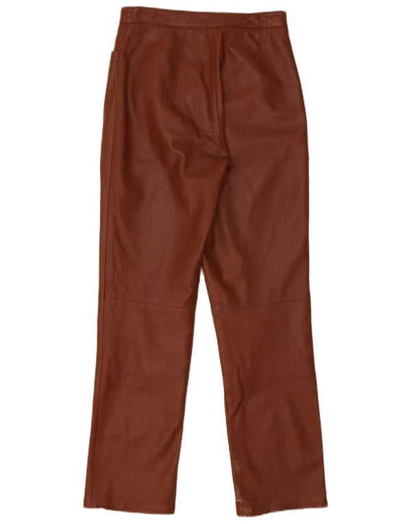 Γυναικείο ίσιο casual παντελόνι Montego EU 36 Small W27 L30 καφέ