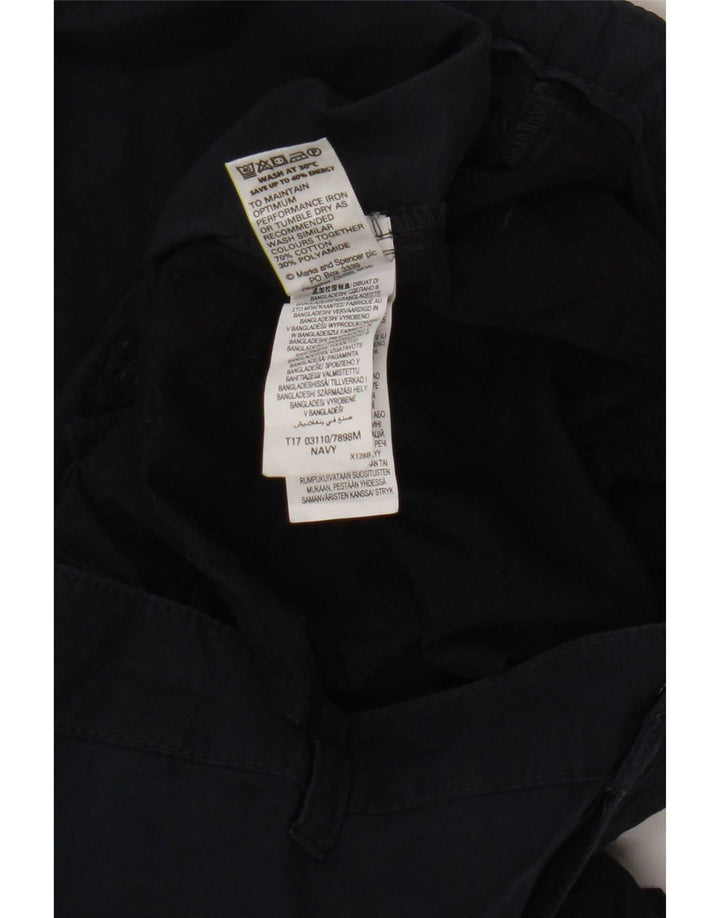 Ανδρικό σορτς Cargo Marks & Spencer W38 XL Navy Blue Cotton