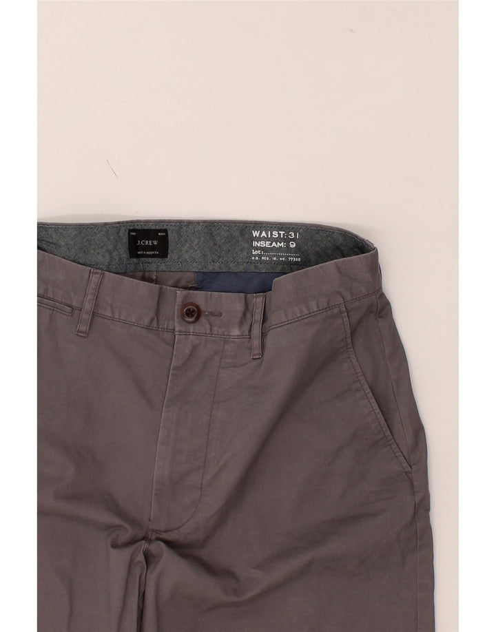 J. CREW Womens Chino Shorts W31 Medium  Grey Cotton Vintage J. Crew and Second-Hand J. Crew from Messina Hembry 