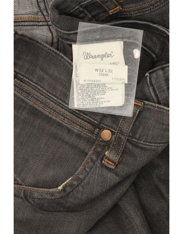 Ανδρικό τζιν WRANGLER Crank Straight W32 L32 Γκρι βαμβακερό