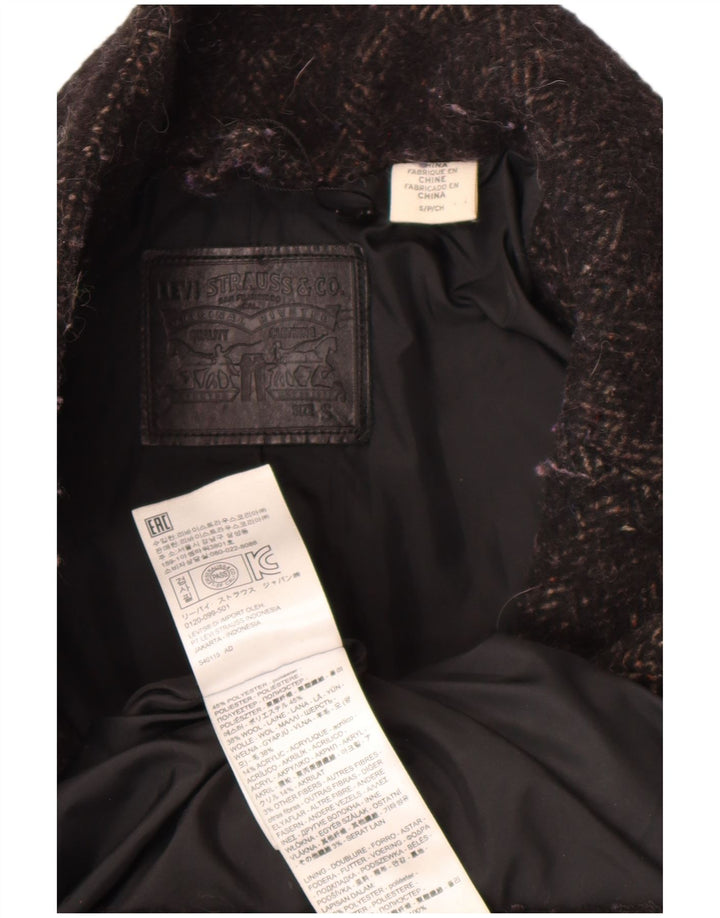 Γυναικείο πανωφόρι Levi's Oversized UK 10 Small Black Bone Polyester