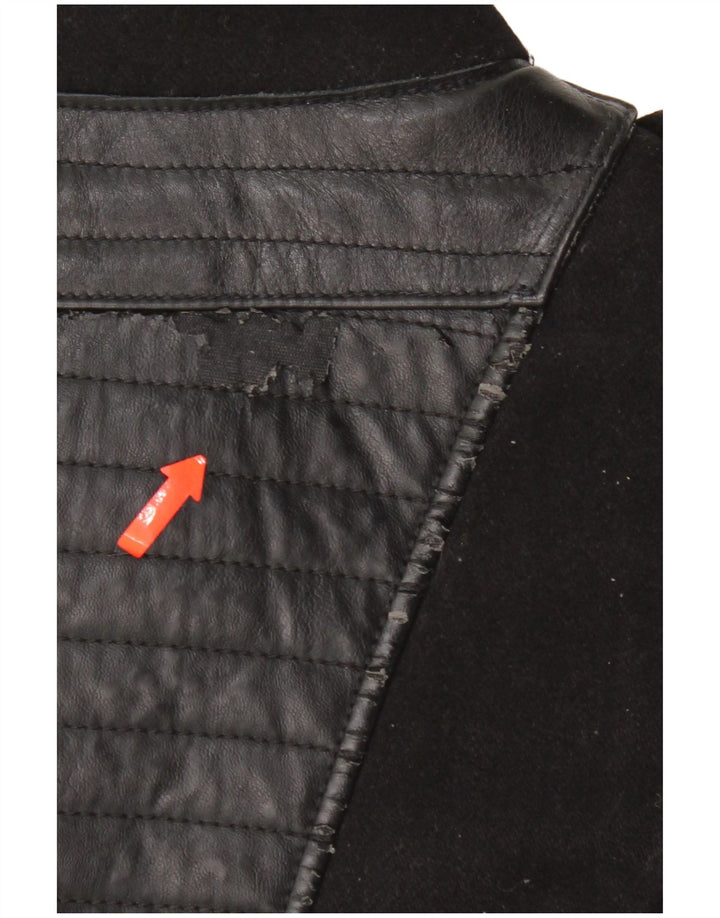 KHUJO Ανδρικό Στρατιωτικό Πανωφόρι UK 38 Medium Black Nylon