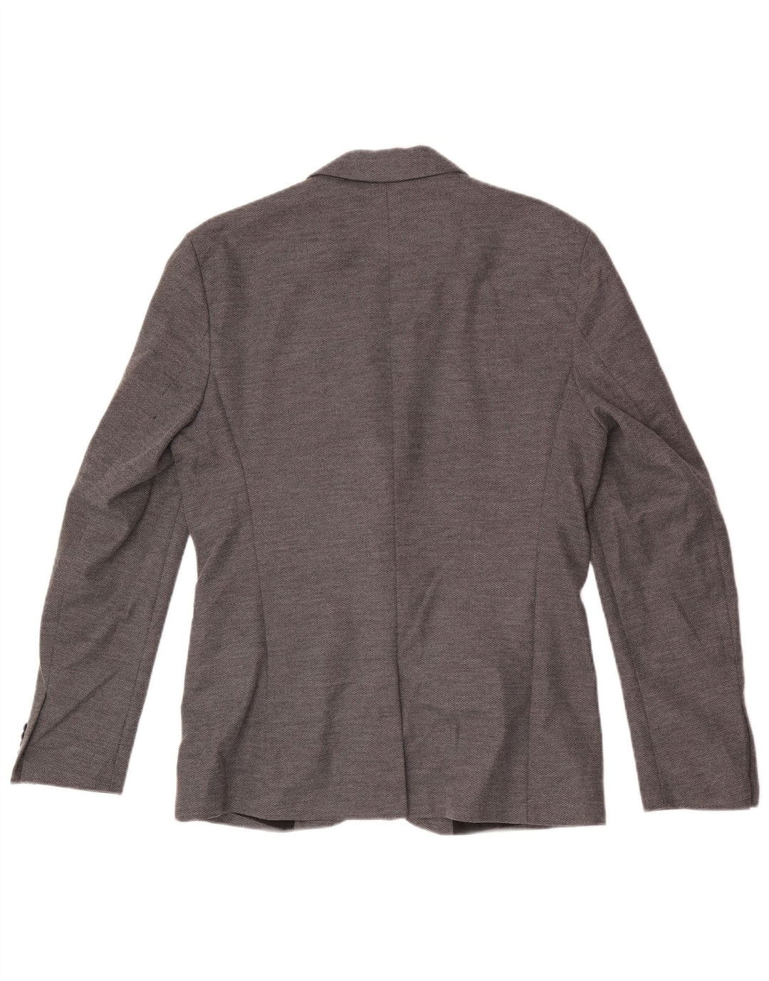 Zara Ανδρικό μπουφάν blazer 2 κουμπιών UK 40 Large Grey Polyester