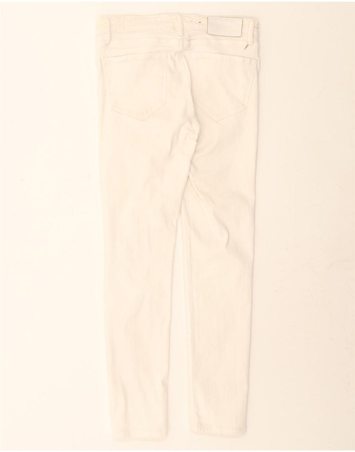 ALL SAINTS Womens Slim Jeans W28 L27 Off White Cotton Vintage All Saints and Second-Hand All Saints from Messina Hembry 