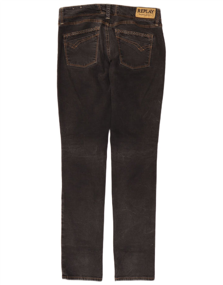 Replay Γυναικείο Slim Jeans W29 L34 Γκρι βαμβακερό