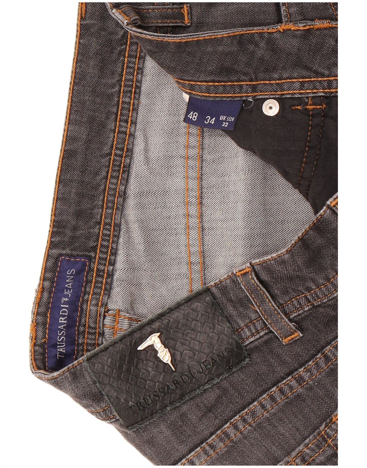 Ανδρικό τζιν Trussardi ίσιο W32 L29 Γκρι